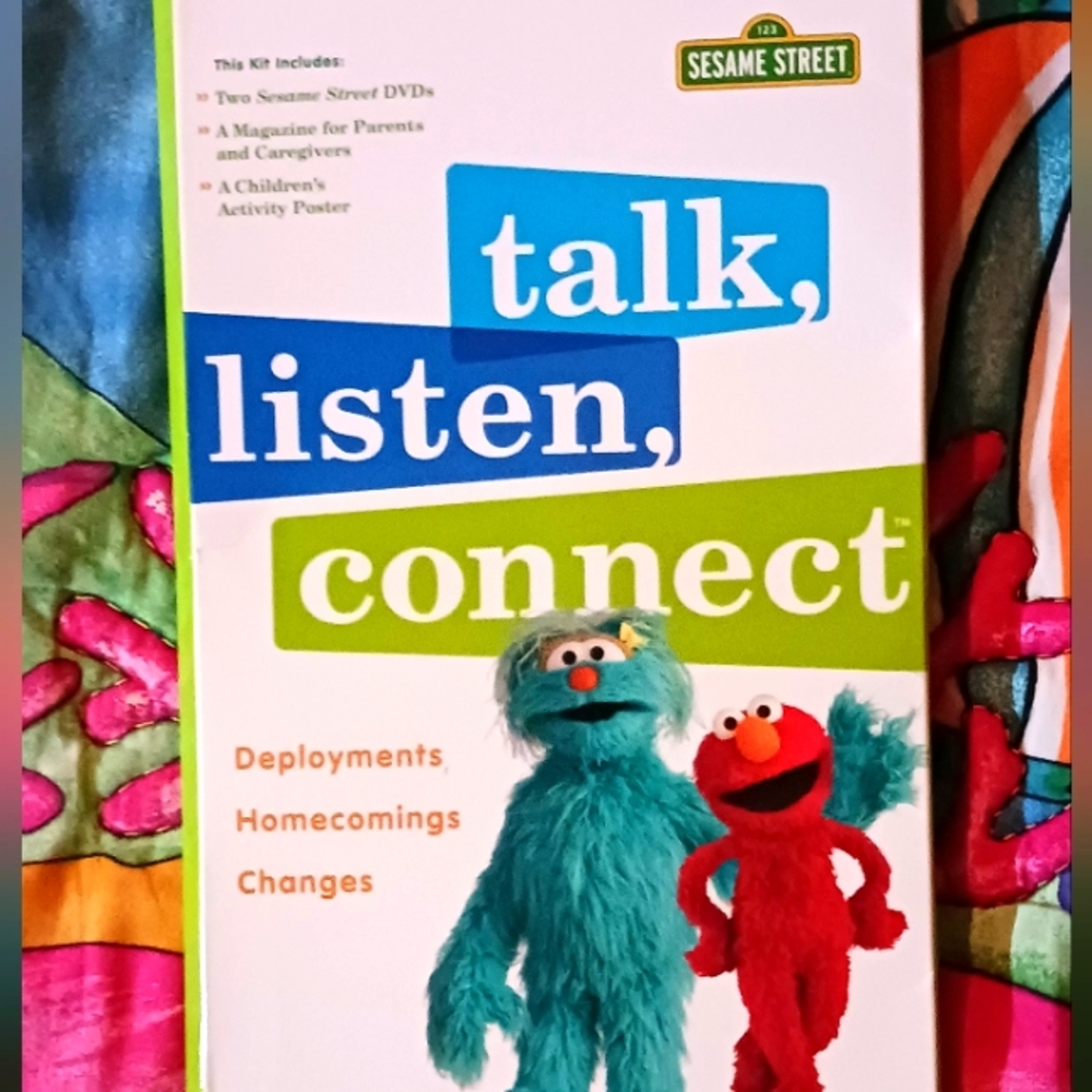 Educational sesame street book with disc